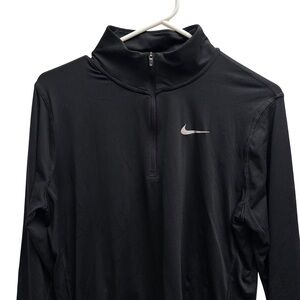 Nike Running Black Dri-FIT Quarter-Zip Pullover